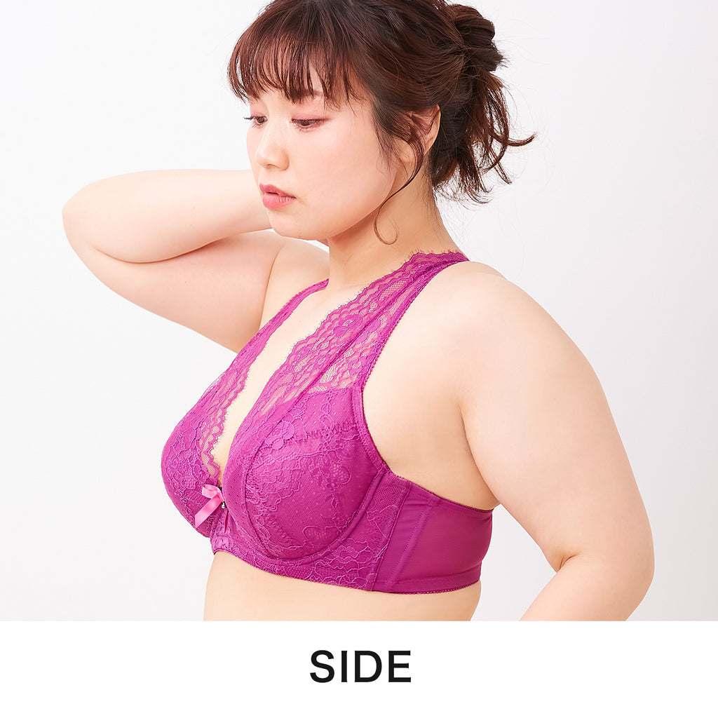 【B80〜H105】しっかりホールド・美胸キーパーフルカップブラ(ネイビー)_90117-36