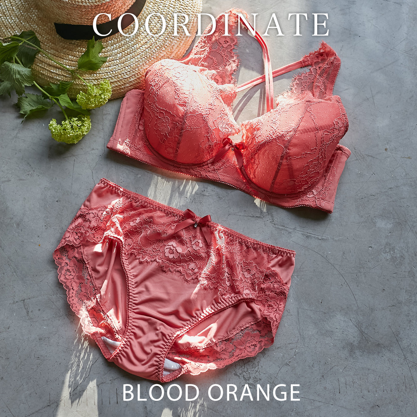 【B80~H105】しっかりホールド・美胸キーパーフルカップブラ(ブラッドオレンジ)_90117-18