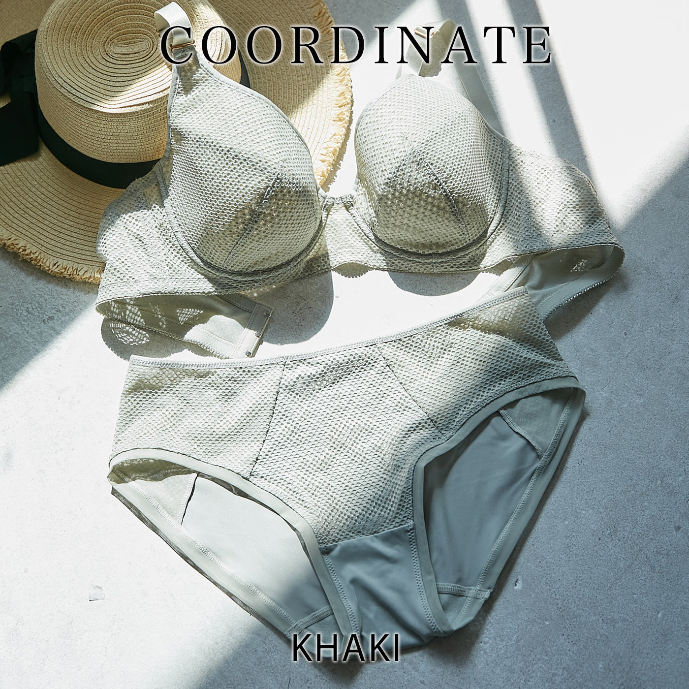 【3L〜5L】Zero Fit Coolペアショーツ(カーキ)_90364-23