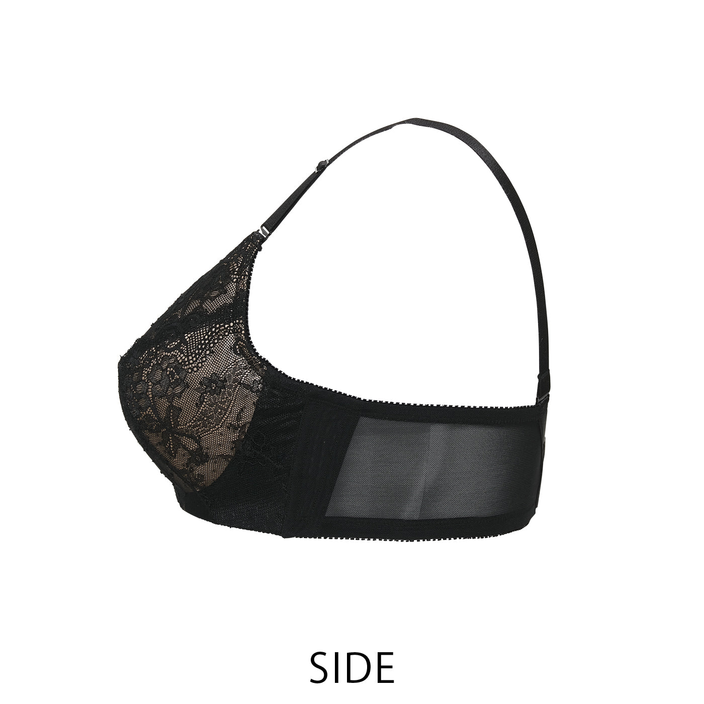 【B80〜H105】しっかりホールド・美胸キーパー3/4カップブラ(ローズ)_90379-41