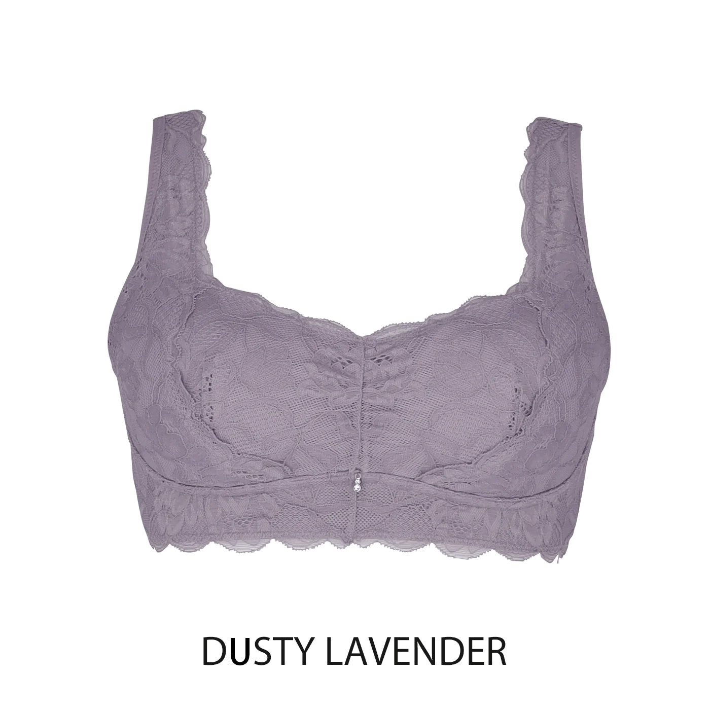 【LL~5L】Relaxina bra ノンワイヤー ブラジャー(くすみラベンダー)_90424-40