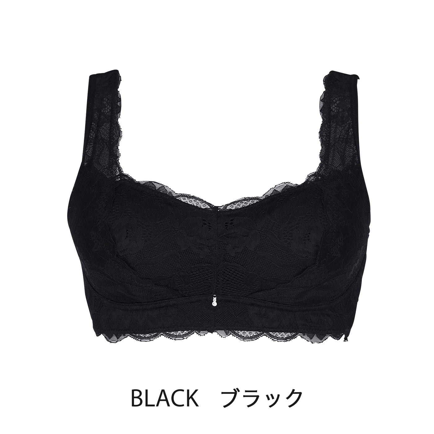 【LL~5L】Relaxina bra ノンワイヤー ブラジャー(ブラック)_90424-51