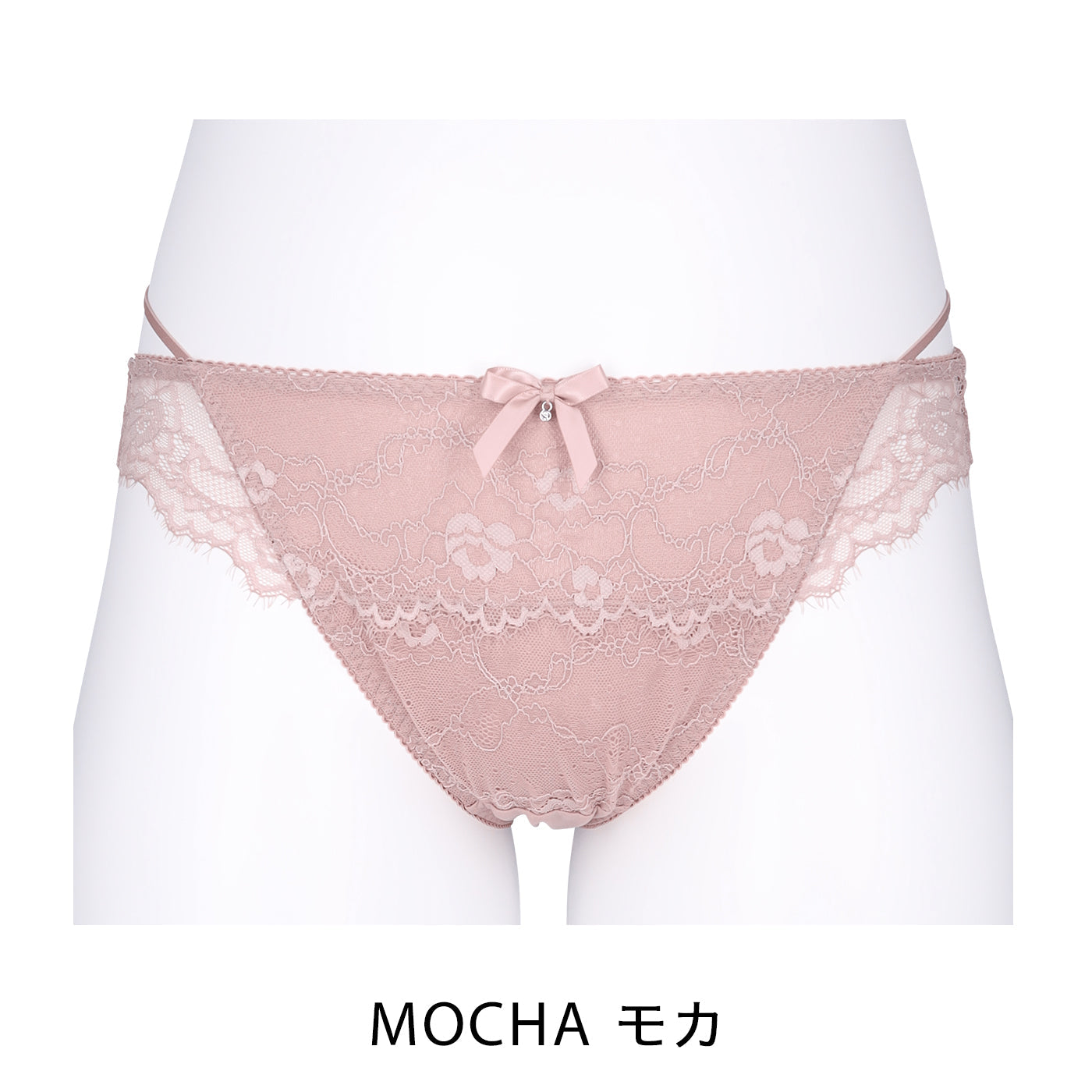 【LL~10L】しっかりホールド・美胸キーパーフルカップペアストリングテープショーツ(モカ)_90481-58