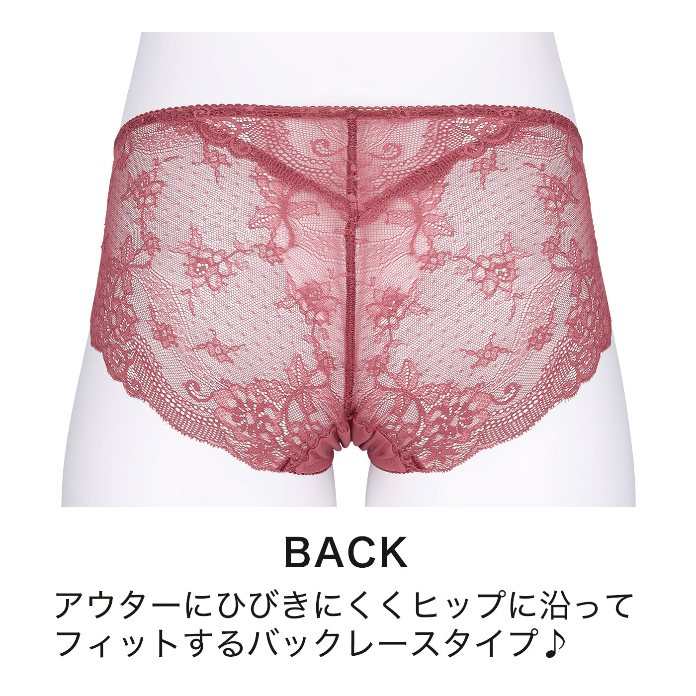 【LL~10L】しっかりホールド・美胸キーパーペア総レースショーツ(ブルー)_90482-33