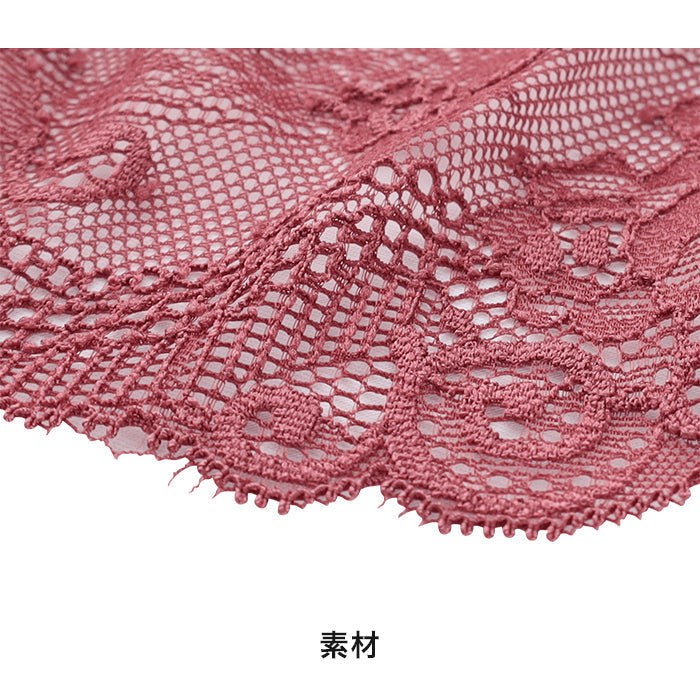 【LL~10L】しっかりホールド・美胸キーパーペア総レースショーツ(ブルー)_90482-33