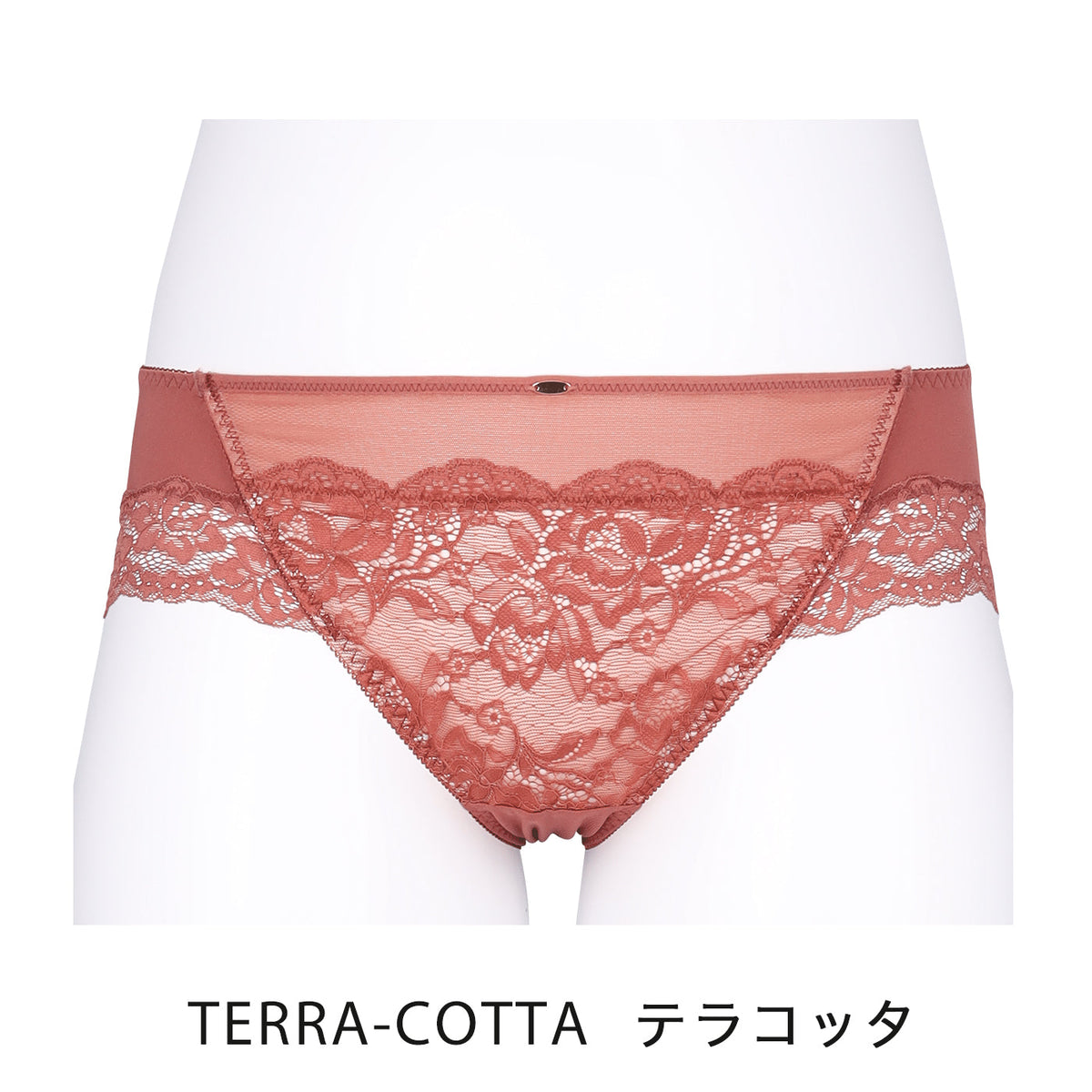 【LL~10L】しっかりホールド・美胸キーパーペアショーツ(テラコッタ)_90489-18