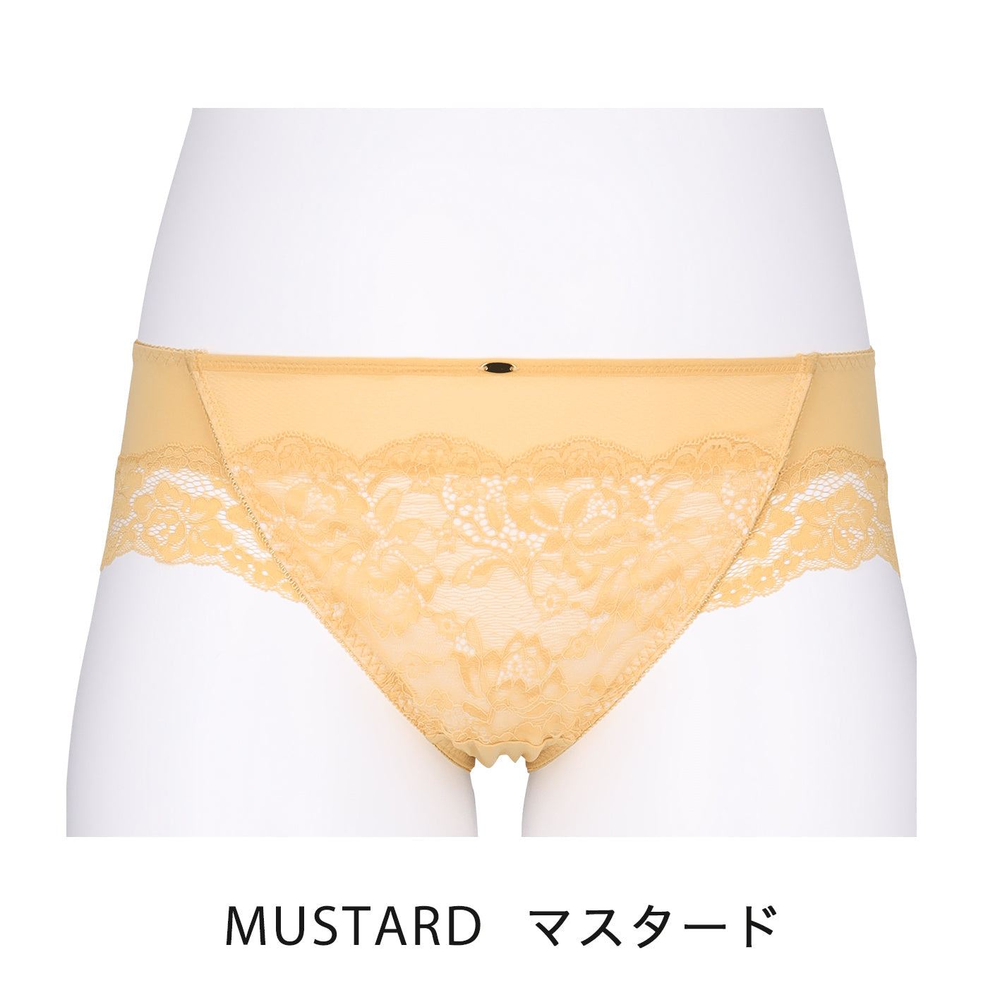 【LL~10L】しっかりホールド・美胸キーパーペアショーツ(マスタード)_90489-21
