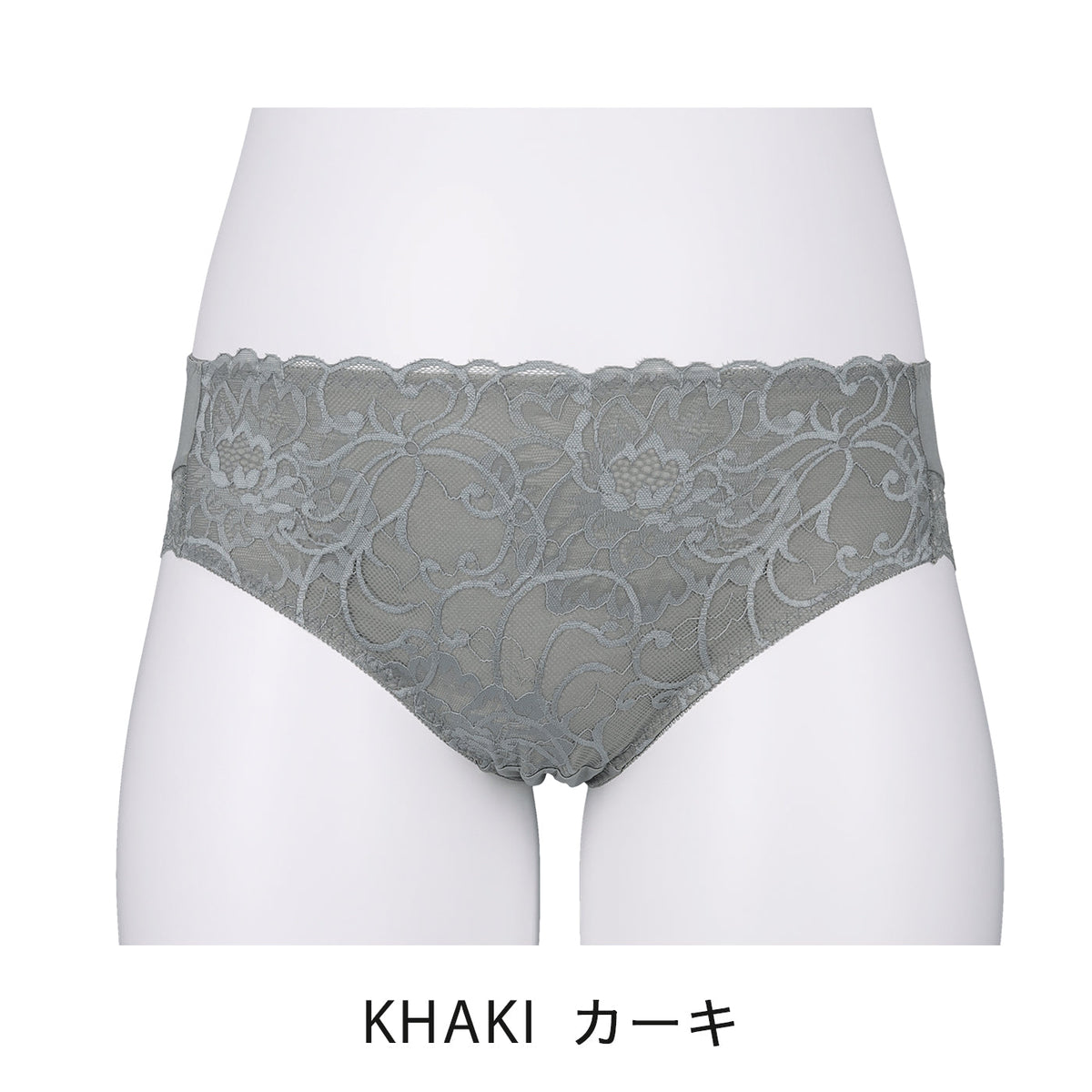 【3L~5L】スマートラインブラペアショーツ(カーキ)_90497-23