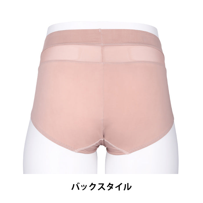 【3L~5L】ストラップレスハーフカップブラ・ペアショーツ(ブラック)_90501-51