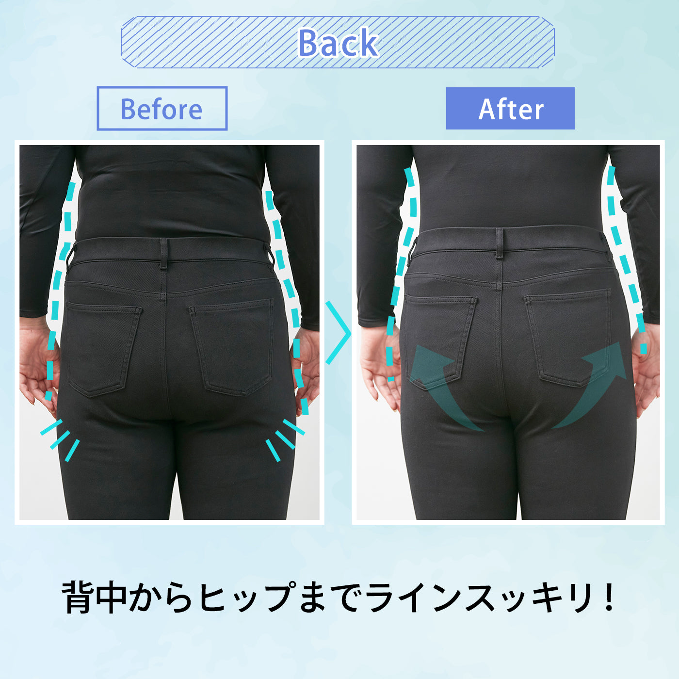 【3L~5L】超ハイウエストロングガードルショーツ(ベージュ)_90502-54