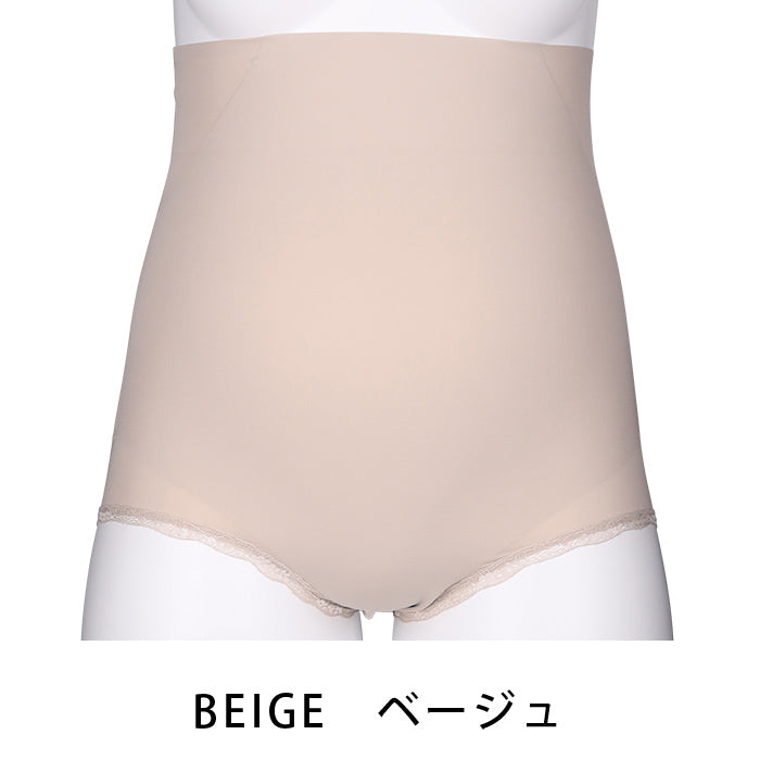 【3L~5L】ハイウエストガードルショーツ(ベージュ)_90503-54