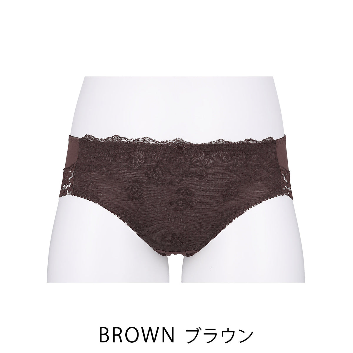 【3L〜5L】デコルリッチブラペアショーツ(ブラウン)_90524-57