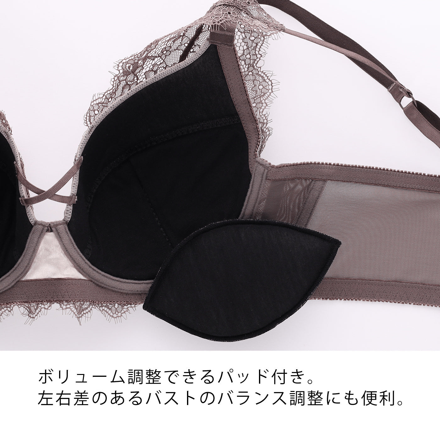 【B80〜H105】しっかりホールド・美胸キーパー3/4カップブラ(フルカップタイプ)(ラズベリー)_90527-14