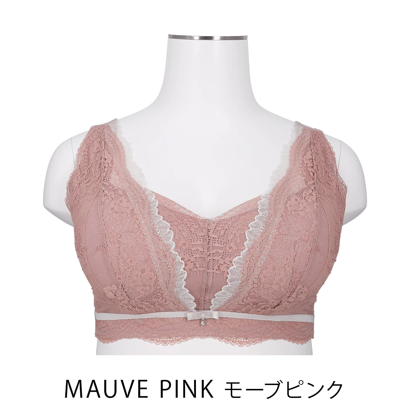 【LL~10L】Relaxina bra ノンワイヤー ブラジャー(モーヴピンク)_90550-42