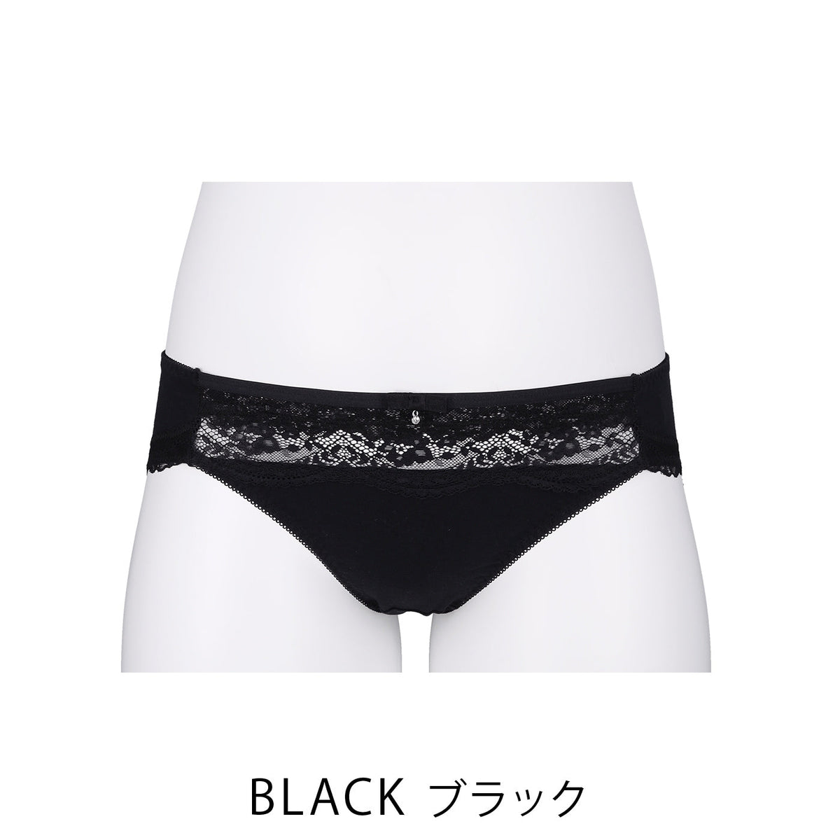 【LL~10L】Relaxina braペアショーツ(ブラック)_90551-51