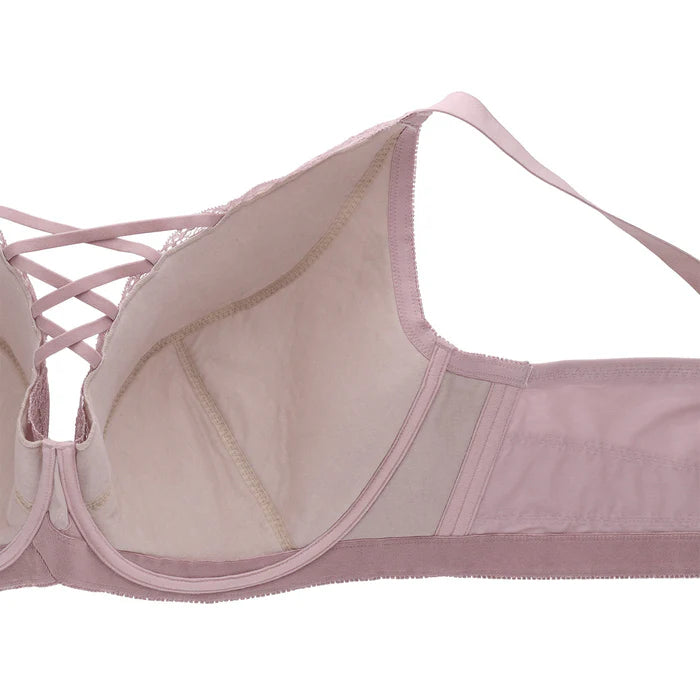 【D〜J140まで全65サイズ】美胸キーパーグランリフト フルカップブラ(ローズ)_90553-41