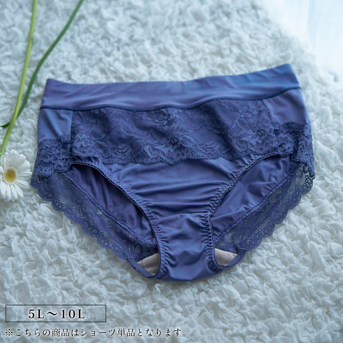 【5L〜10L】美胸キーパーグランリフトペアショーツ深ばきタイプ(ネイビー)_90554-36