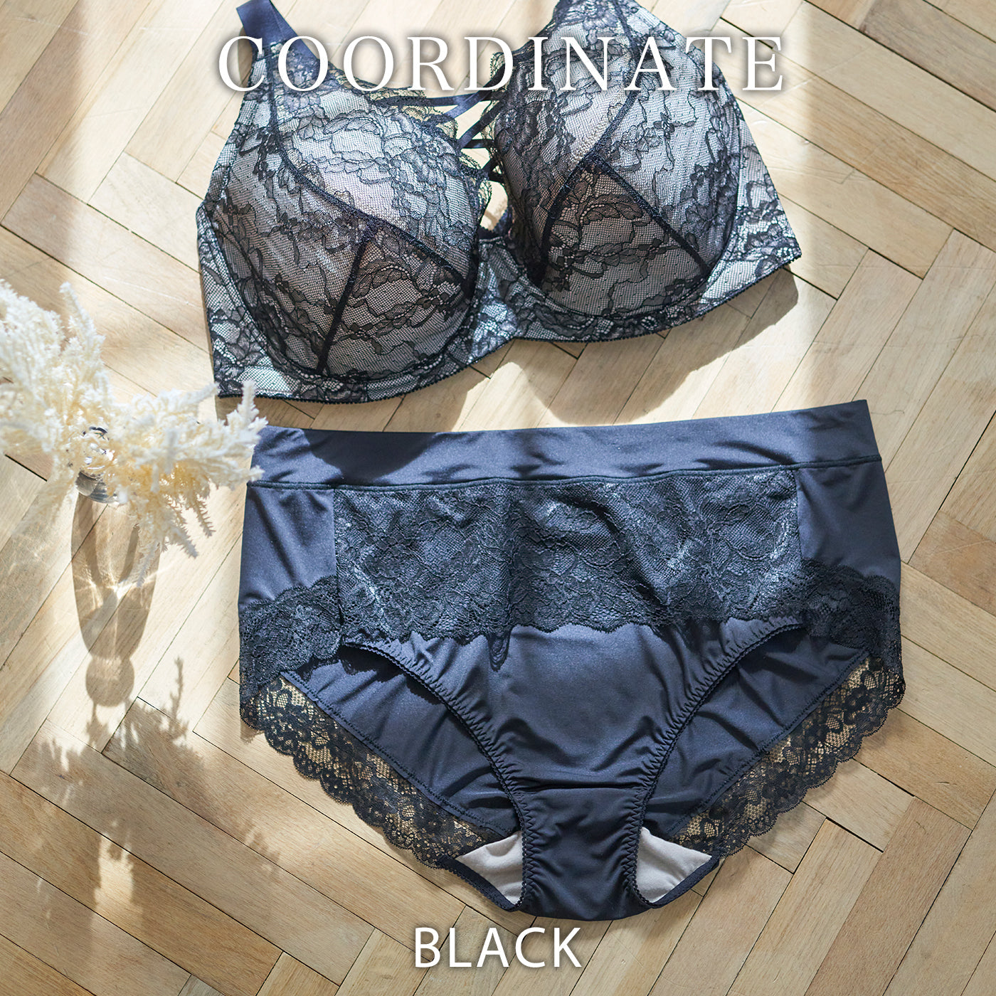 【D~J140まで全65サイズ】美胸キーパーグランリフト フルカップブラ(ブラック)_90553-51