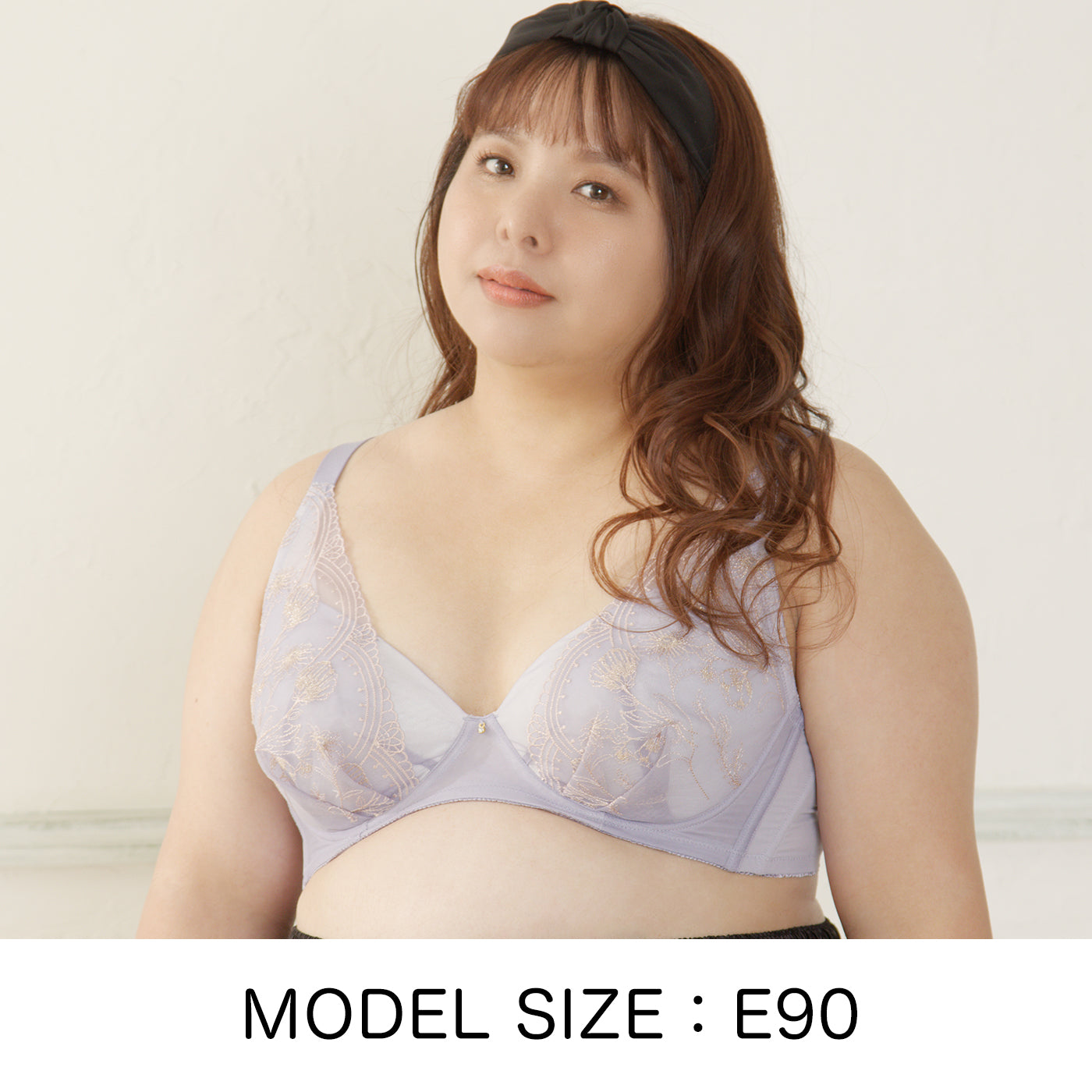 【B80〜H105】しっかりホールド・美胸キーパーフルカップブラ(ブラウン)_90559-57