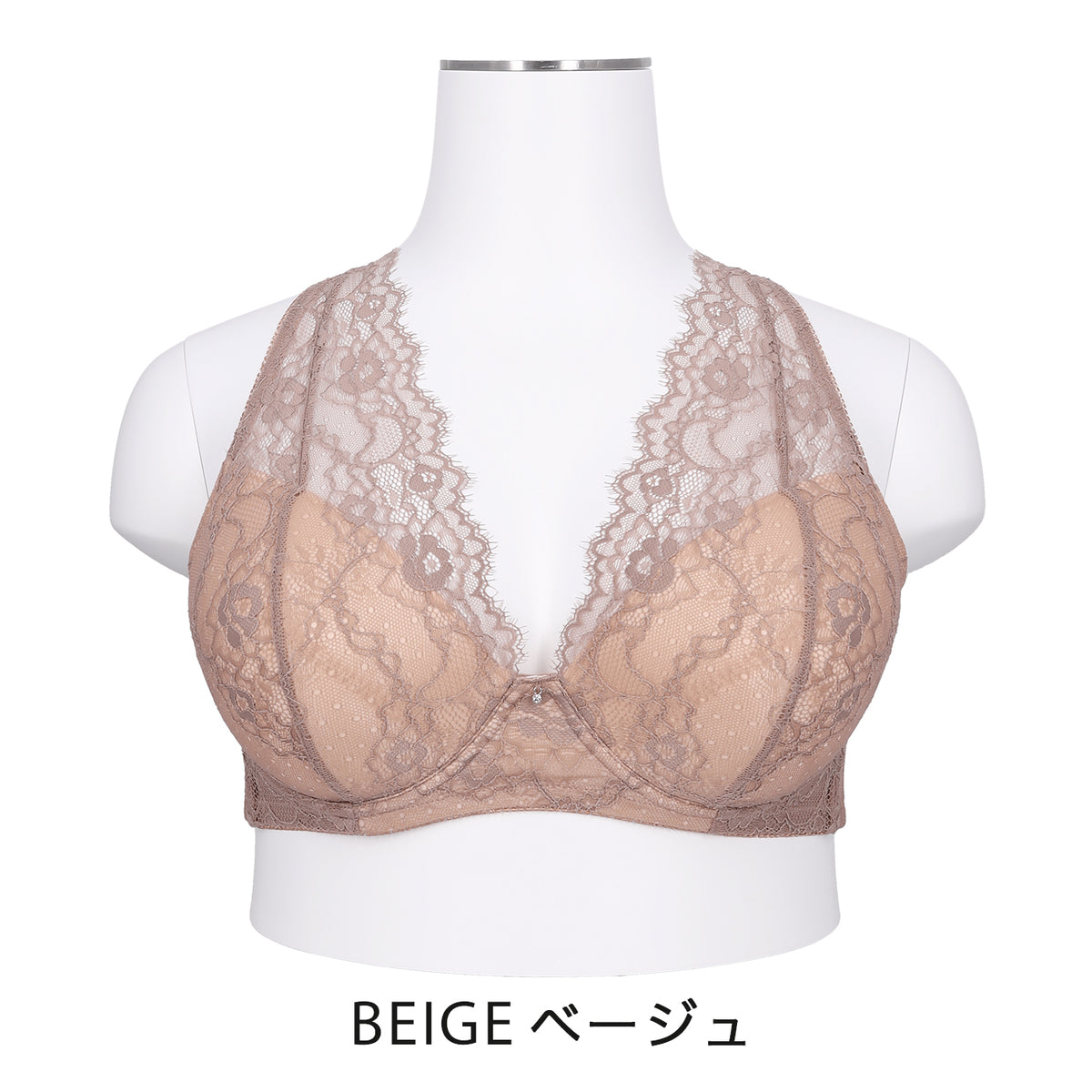 【B80~H105】しっかりホールド・美胸キーパーフルカップブラ(べージュ)_90566-54