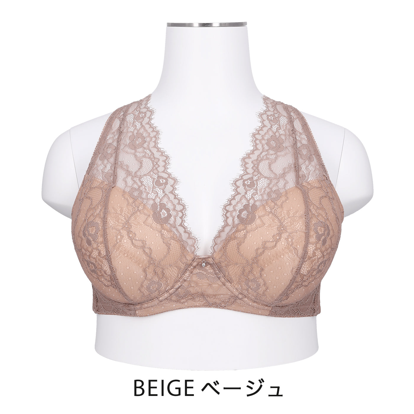 【B80~H105】しっかりホールド・美胸キーパーフルカップブラ(べージュ)_90566-54