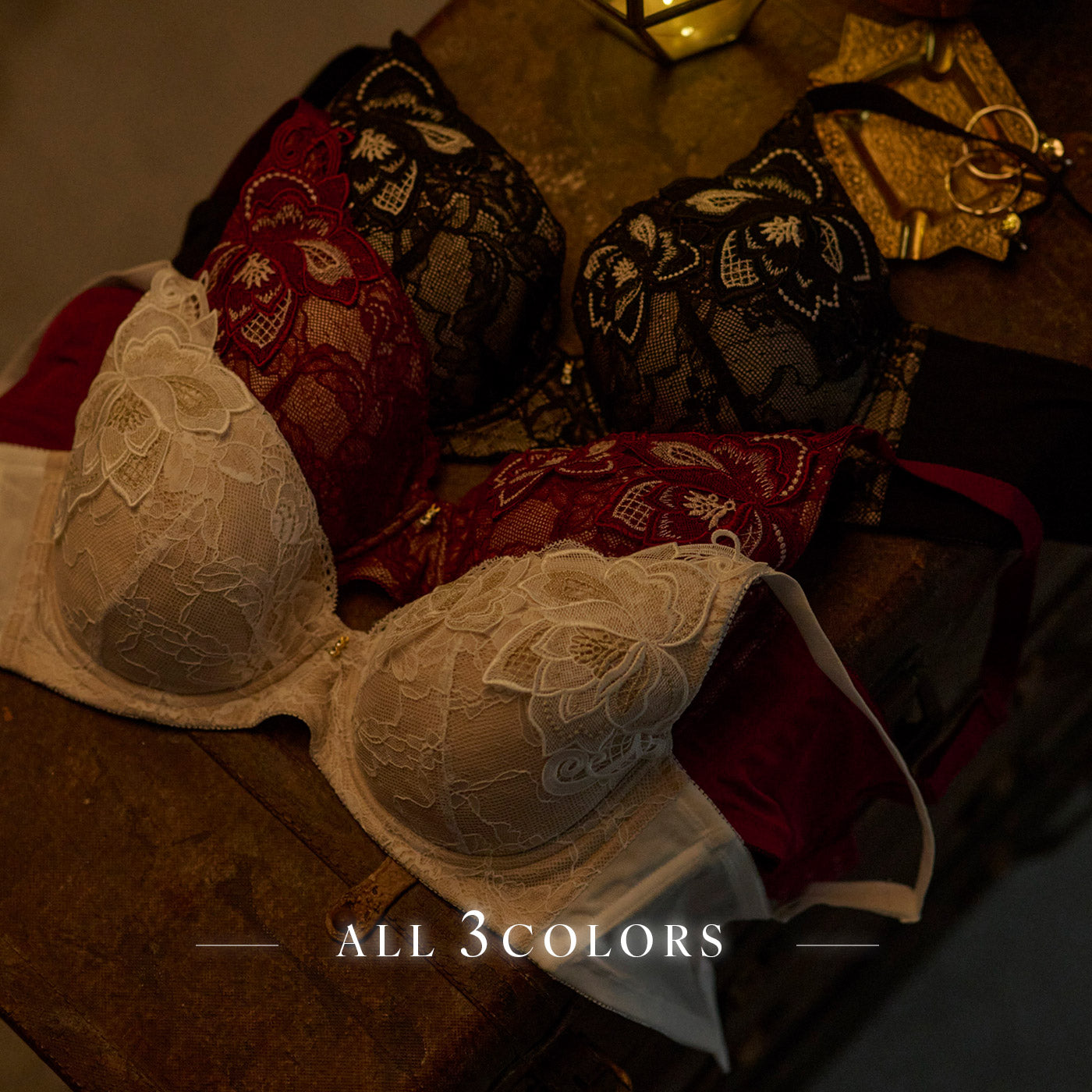 【C85~H105】特別な日ランジェリー・美胸キーパー3/4カップブラ(オフホワイト)_90592-45