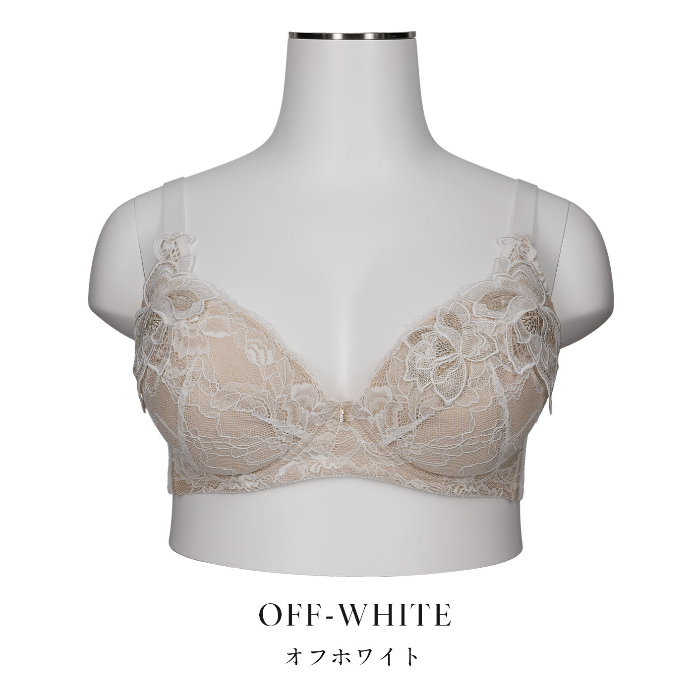 【C85~H105】特別な日ランジェリー・美胸キーパー3/4カップブラ(オフホワイト)_90592-45