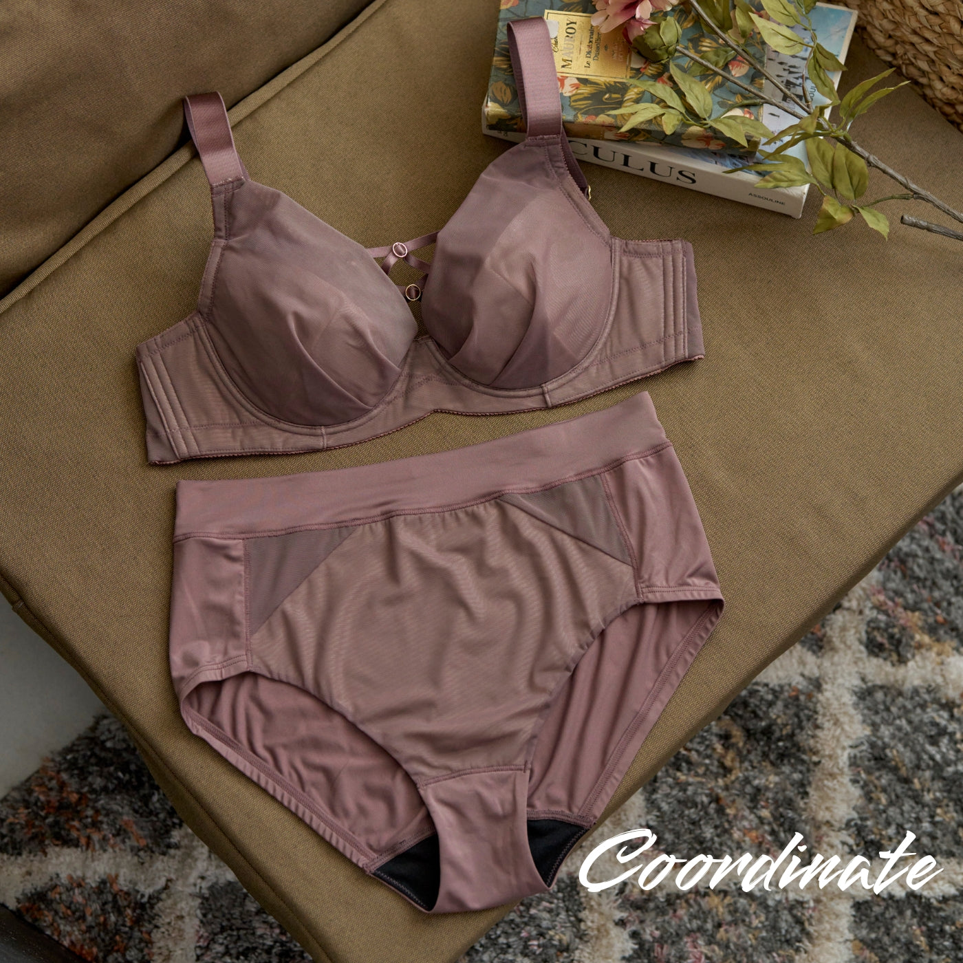 ≪お好きな2点選んで500円OFF対象商品≫【3L〜10L】美胸キーパーグランリフトペアショーツ深ばきタイプ(トープ)_90604-57