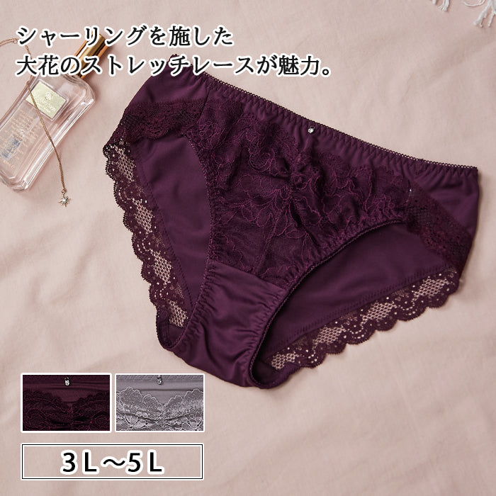 【3L~5L】デコルリッチブラペアショーツ_90301