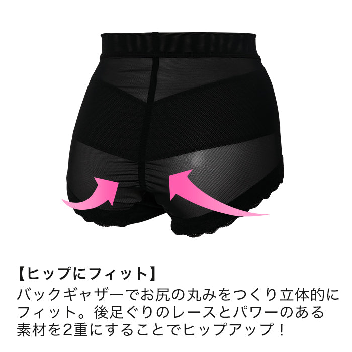 【3L〜5L】ガードルショーツ_90302