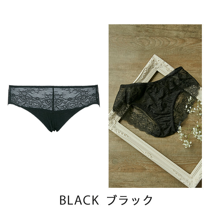【3L~5L】しっかりホールド・美胸キーパーオフショルタイプペアショーツ_90313