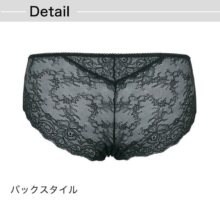 【3L~5L】しっかりホールド・美胸キーパーオフショルタイプペアショーツ_90313