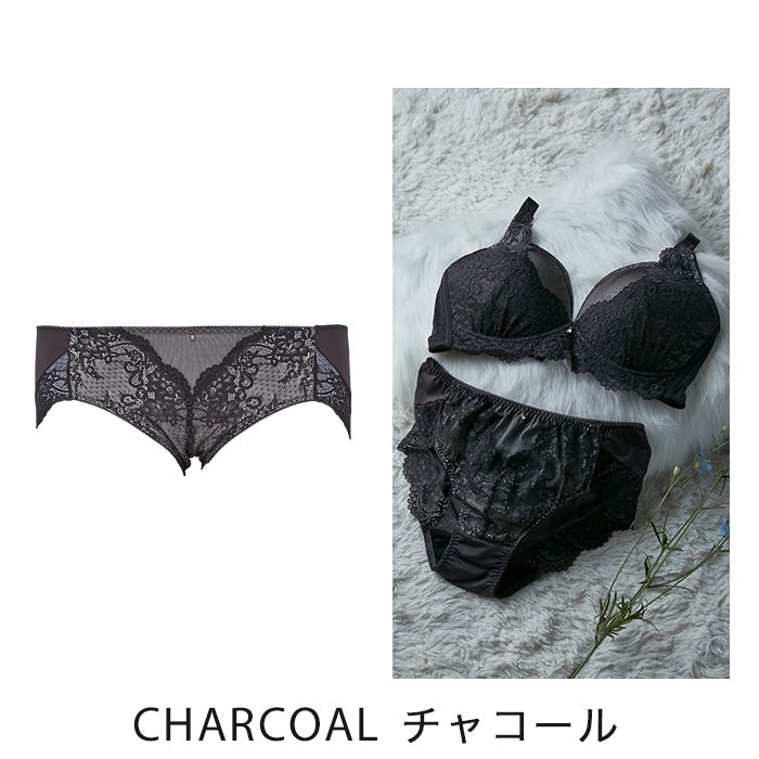 【3L〜5L】楽してバストメイク・美胸ノンワイヤーペアショーツ_90321