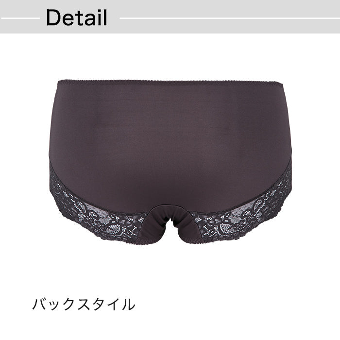 【3L〜5L】楽してバストメイク・美胸ノンワイヤーペアショーツ_90321