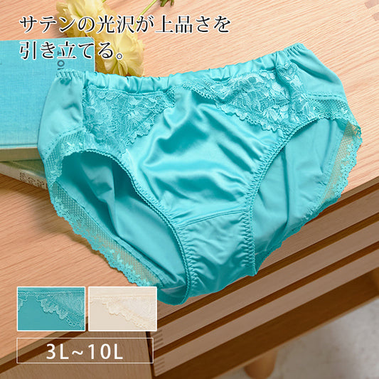 【3L~10L】しっかりホールド・美胸キーパーペアショーツ_90349