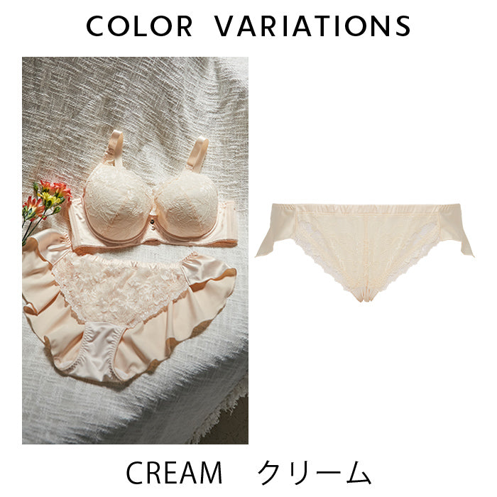 【3L~5L】しっかりホールド・美胸キーパーペアフレアショーツ_90350