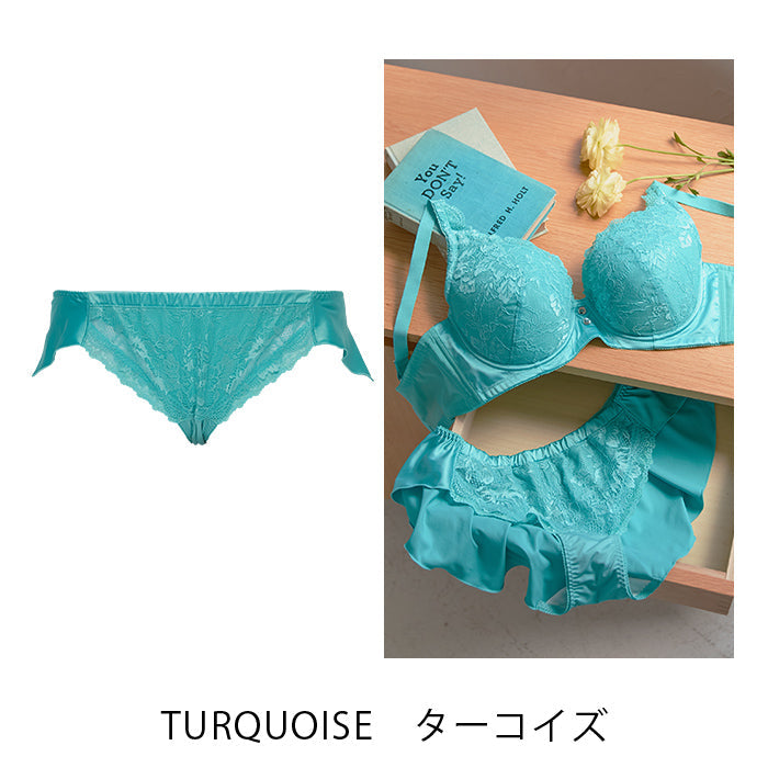 【3L~5L】しっかりホールド・美胸キーパーペアフレアショーツ_90350