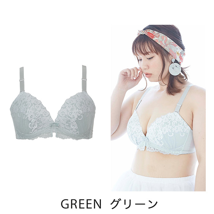 【3L~5L】楽してバストメイク・美胸ノンワイヤーブラ_90351