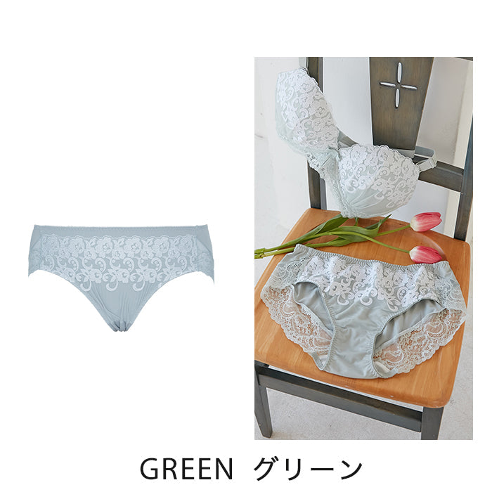 【3L~5L】楽してバストメイク・美胸ノンワイヤーペアショーツ_90352