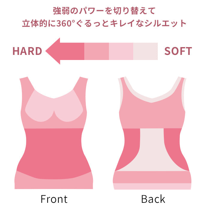 【3L~5L】メイキングスリムキャミ_90353
