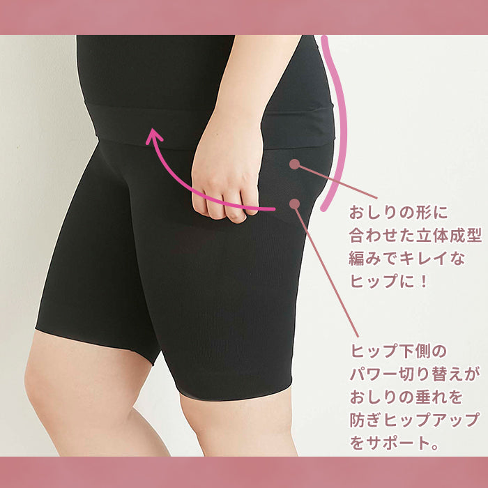 【3L~5L】メイキングスリムガードルショーツ_90354