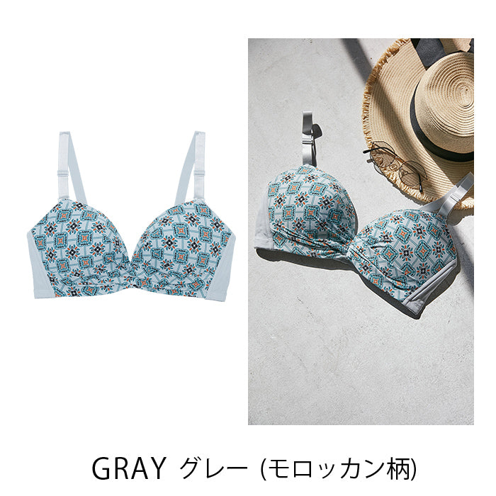 【3L~5L】楽してバストメイク・美胸ノンワイヤーブラ_90360
