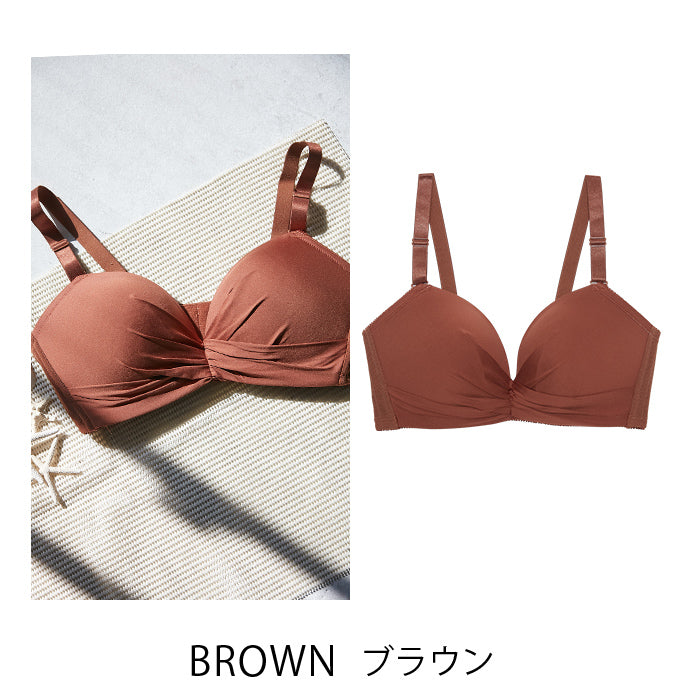 【3L~5L】楽してバストメイク・美胸ノンワイヤーブラ_90360