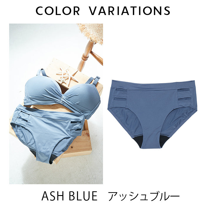 【3L~5L】楽してバストメイク・美胸ノンワイヤーペアショーツ_90361