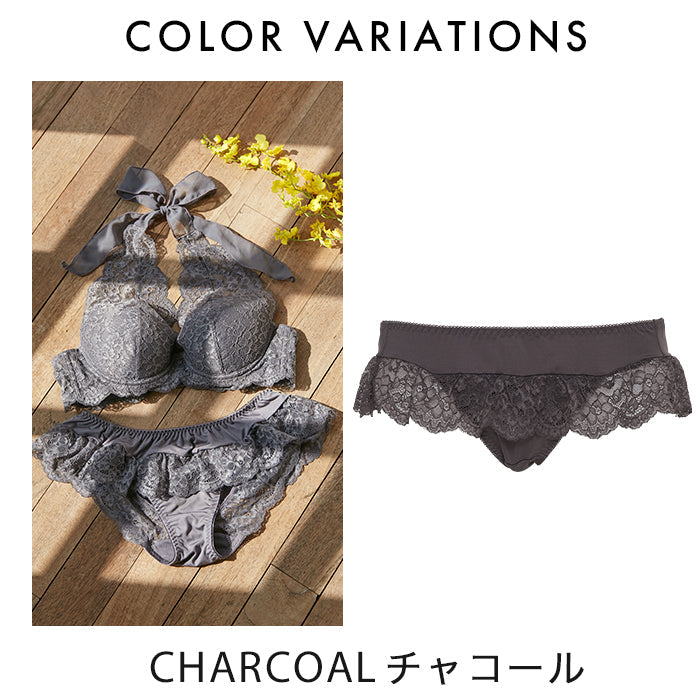 【LL~5L】魅せるアウターランジェリーペアフレアショーツ_90368