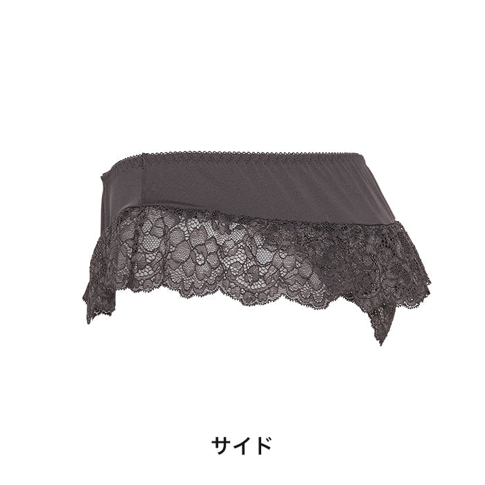 【LL~5L】魅せるアウターランジェリーペアフレアショーツ_90368