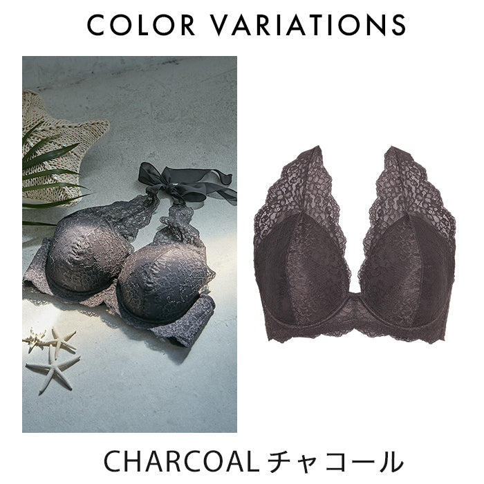 【E85~G95】魅せるアウターランジェリー しっかりホールド・美胸キーパー3/4カップブラ_90383
