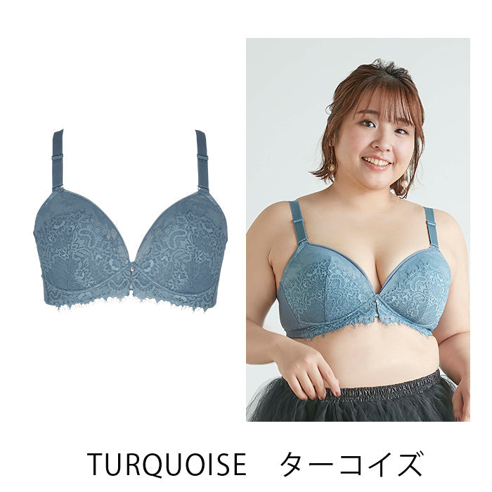 【3L~5L】楽してバストメイク・美胸ノンワイヤーブラ_90410