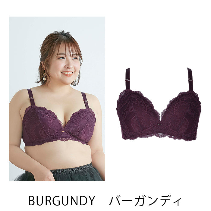 【3L~5L】楽してバストメイク・美胸ノンワイヤーブラ_90412