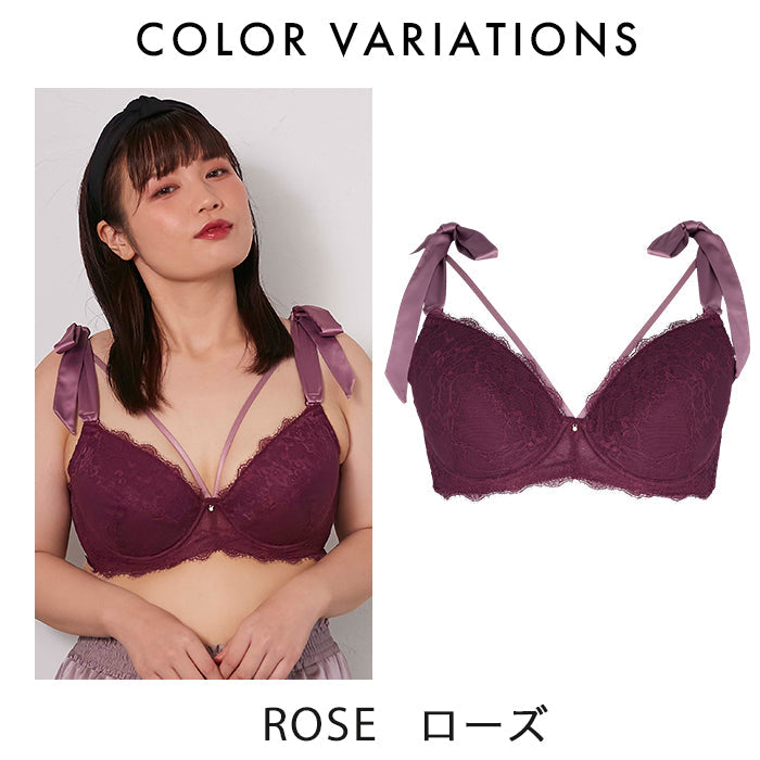 【E85~G95】特別な日ランジェリー・美胸キーパー3/4カップブラ_90432
